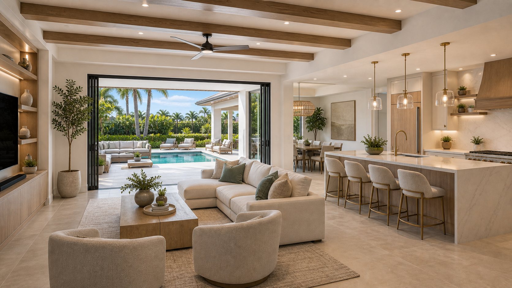 Finished energy-efficient remodel in West Boca Raton (representative)