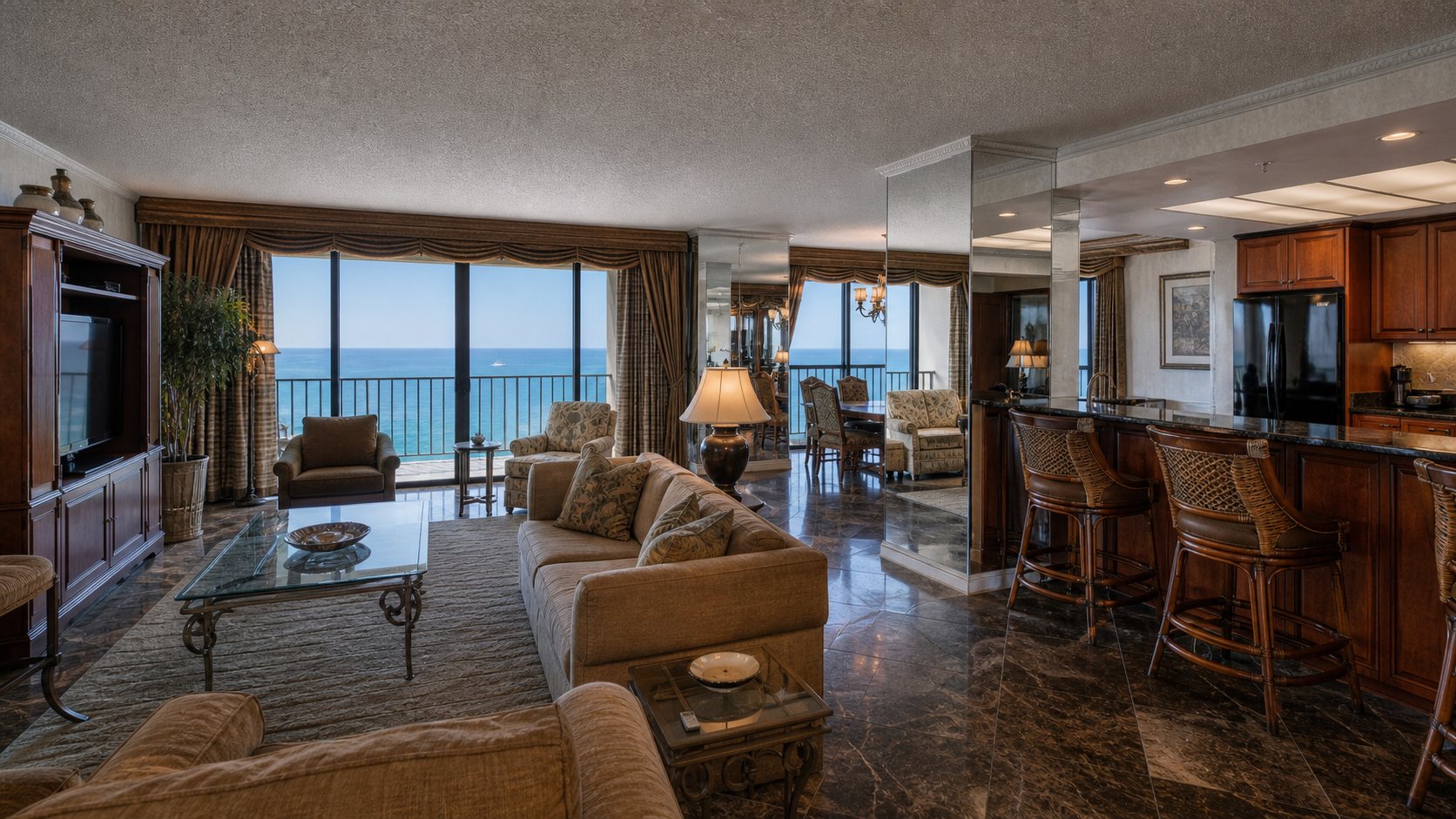 Finished luxury condo renovation (representative)