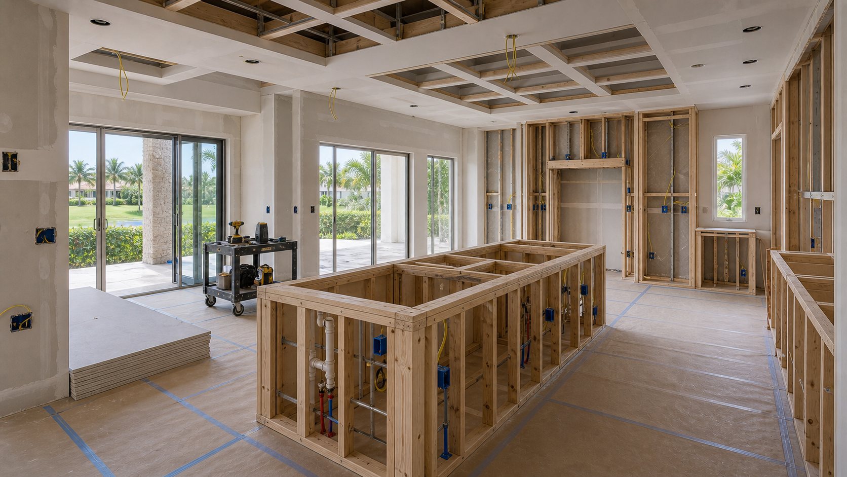 Finished country-club home (representative)