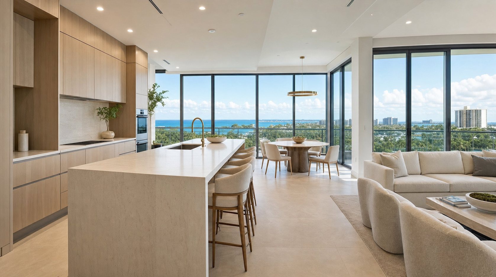 Les Jardins renovation in Boca Raton (representative)