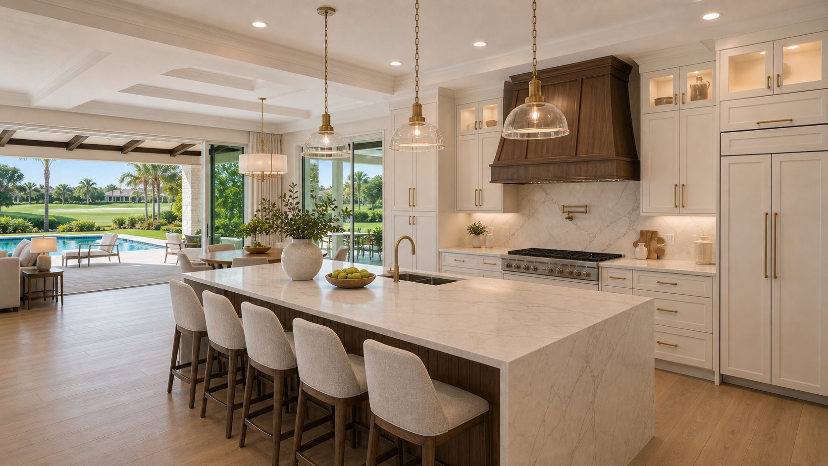 Finished Broken Sound villa kitchen (representative)